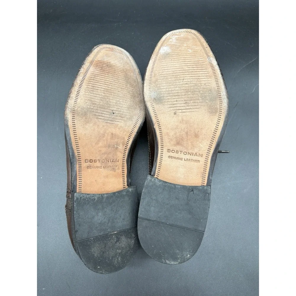 Bostonian Brown Leather Wingtip‎ Oxford Dress Shoes Mens 9W Vintage